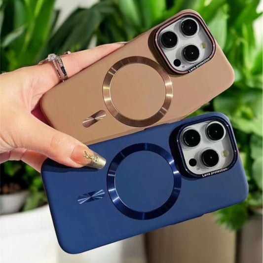 Case for iPhone ,fashion Matte slim magnetic wireless charging shockproof cover.
